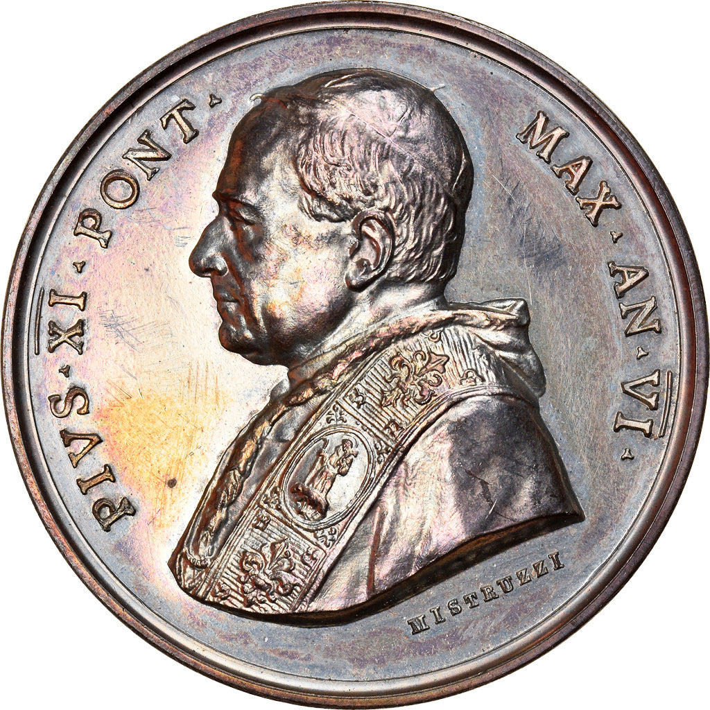 Vatican, Medal, Pivs XI, Minor Seminaria, Religions & beliefs, 1926, Bianchi