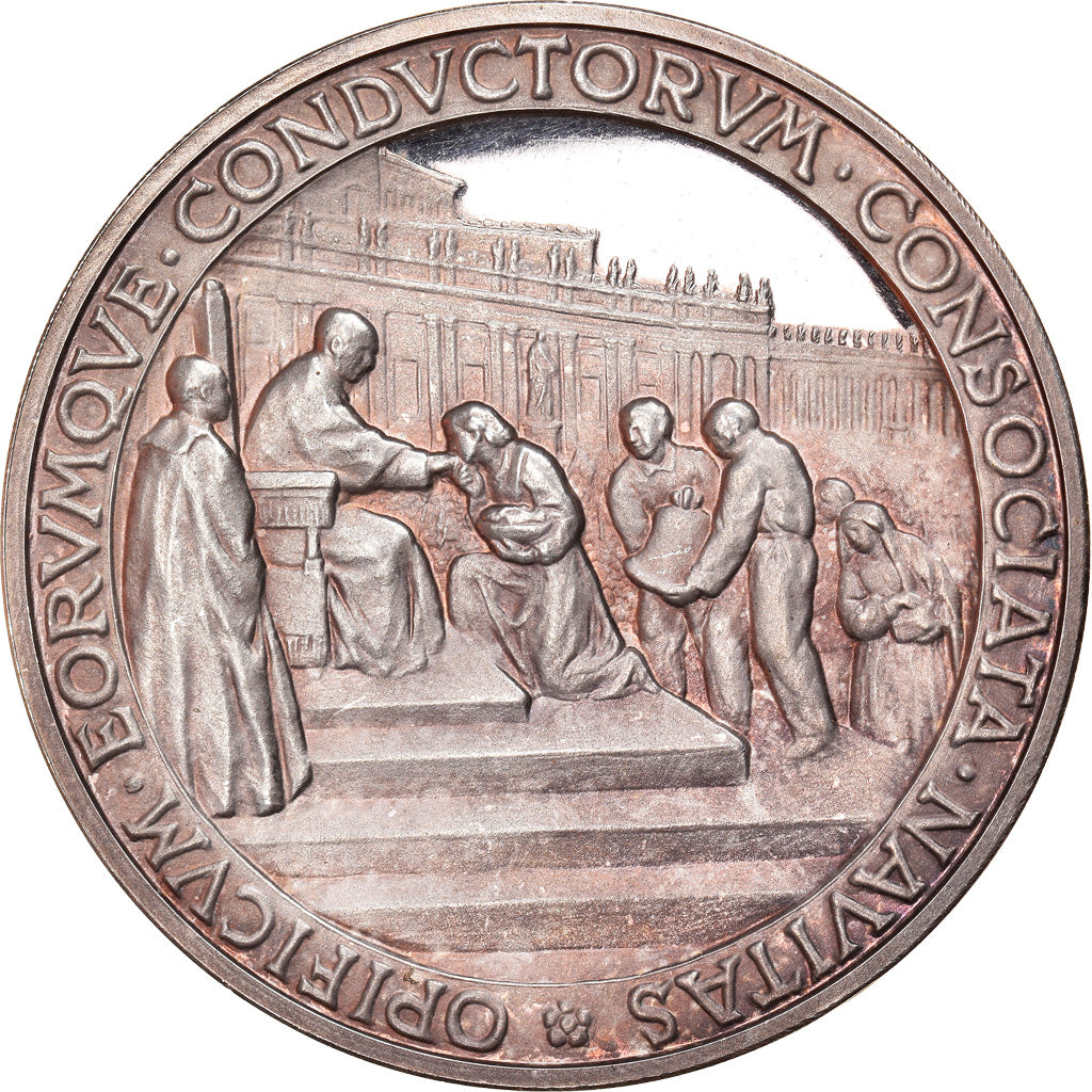 Vaticano, medalla, Pivs XII, Basilica Vaticana, Religions & beliefs, 1956
