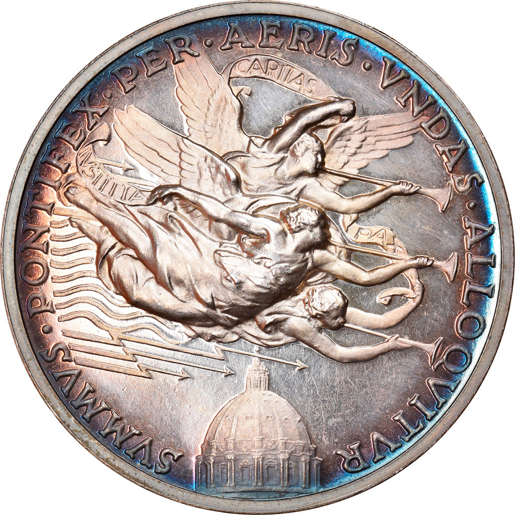Vatican, Medal, Pivs XII, Angels, Religions & beliefs, 1942, Bianchi, MS(64)