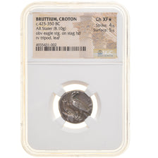 Moneda, Stater, 425-360 BC, Croton, NGC, Rare, graded, Ch XF, MBC, Plata