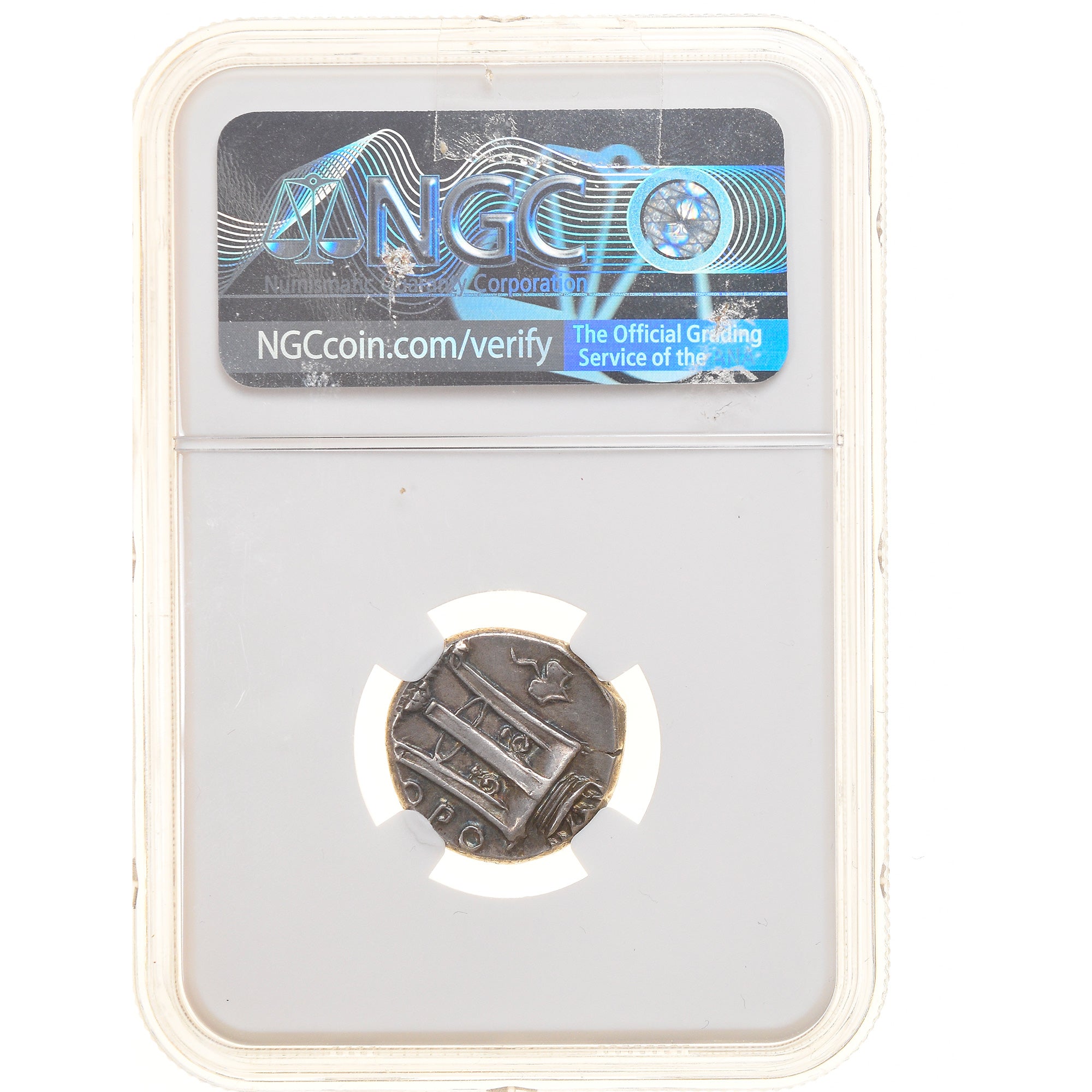 Moneda, Stater, 425-360 BC, Croton, NGC, Rare, graded, Ch XF, MBC, Plata