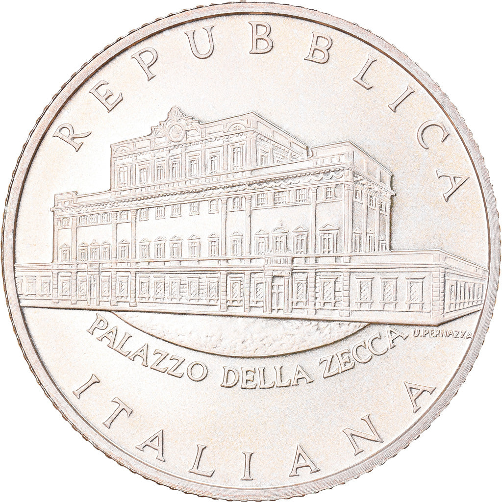 Włochy, 5 Euro, 2011, Rome, MS(65-70), Srebro, KM:344