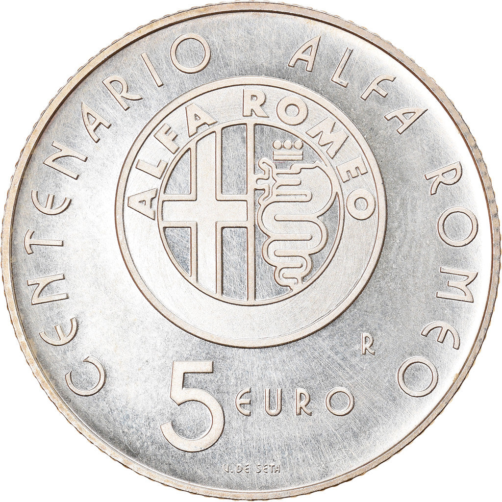 Italy, 5 Euro, 2010, Rome, MS(65-70), Silver, KM:329