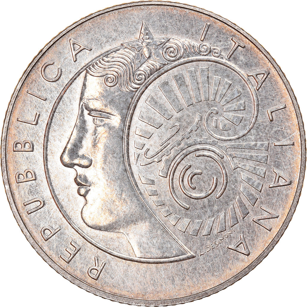 Italy, 5 Euro, 2010, Rome, MS(65-70), Silver, KM:330