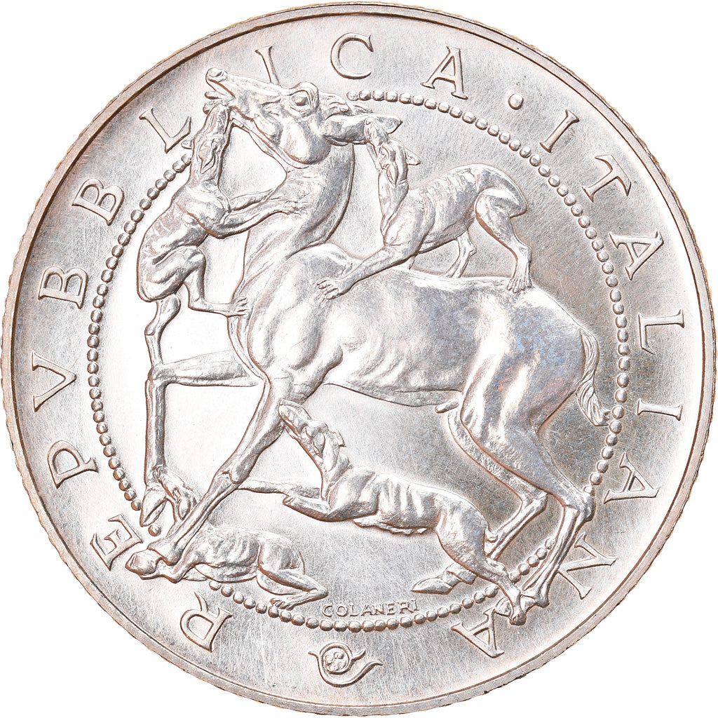 Italy, 5 Euro, 2009, Rome, MS(65-70), Silver, KM:315