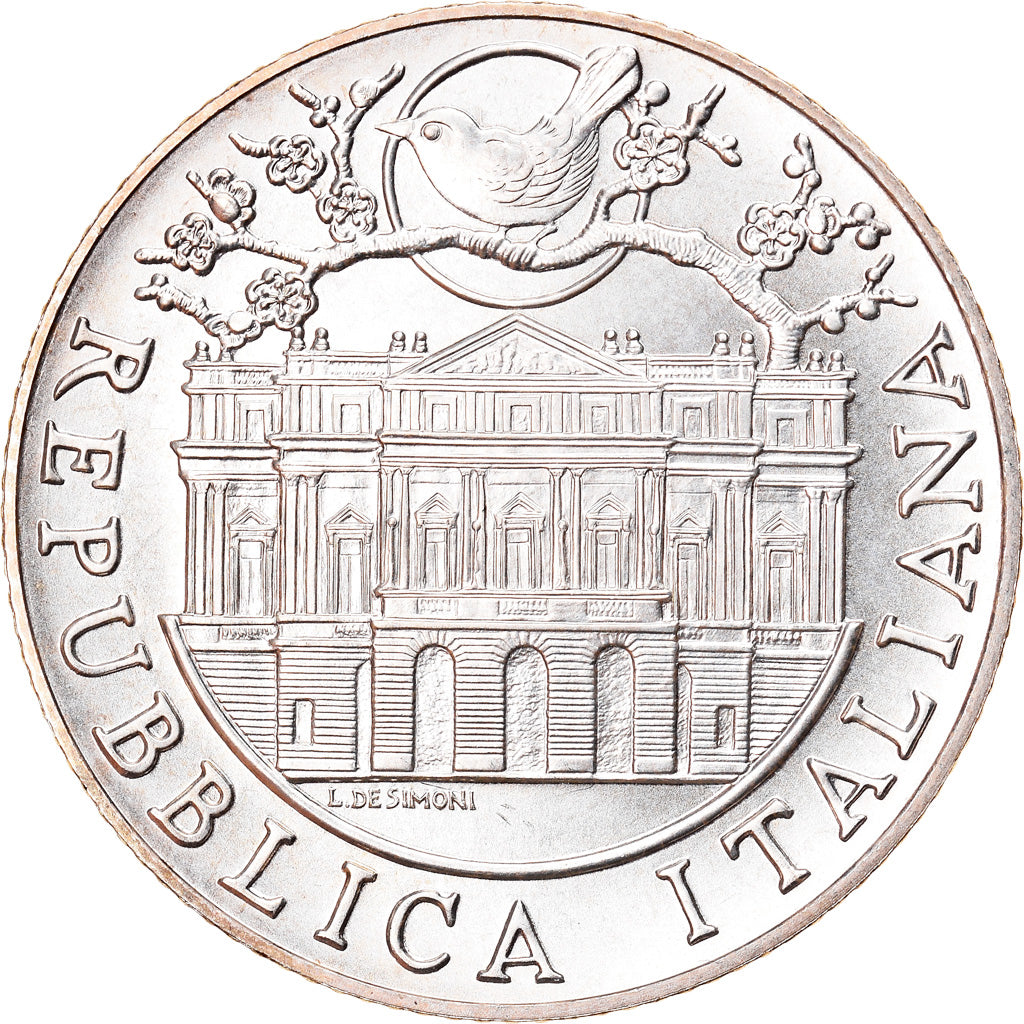 Italy, 5 Euro, 2004, Rome, MS(65-70), Silver, KM:239