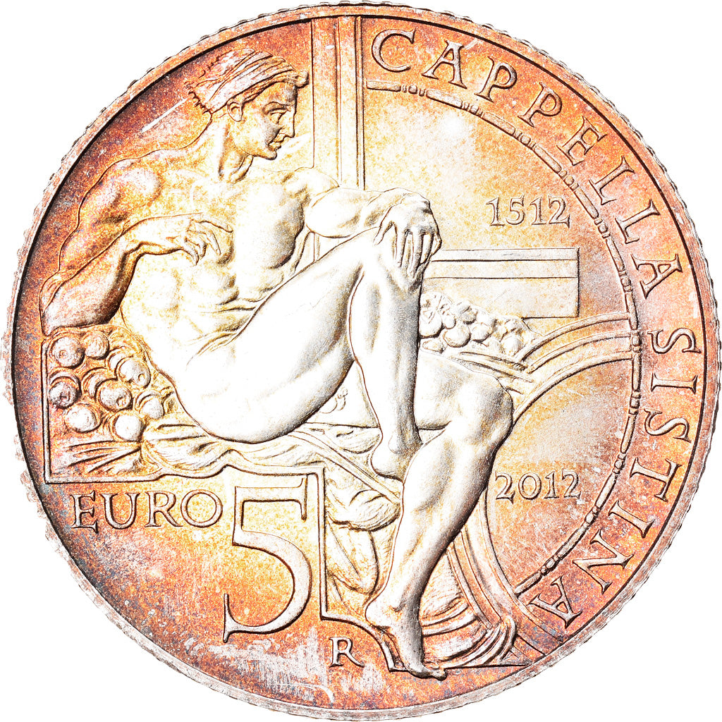 Italy, 5 Euro, 2012, Rome, MS(65-70), Silver