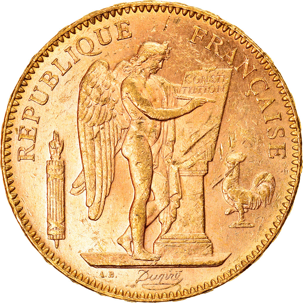 Moneda, Francia, Génie, 50 Francs, 1904, Paris, EBC, Oro, KM:831, Gadoury:1113