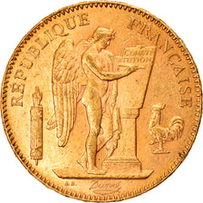 Moeda, França, Génie, 50 Francs, 1904, Paris, AU(55-58), Dourado, KM:831