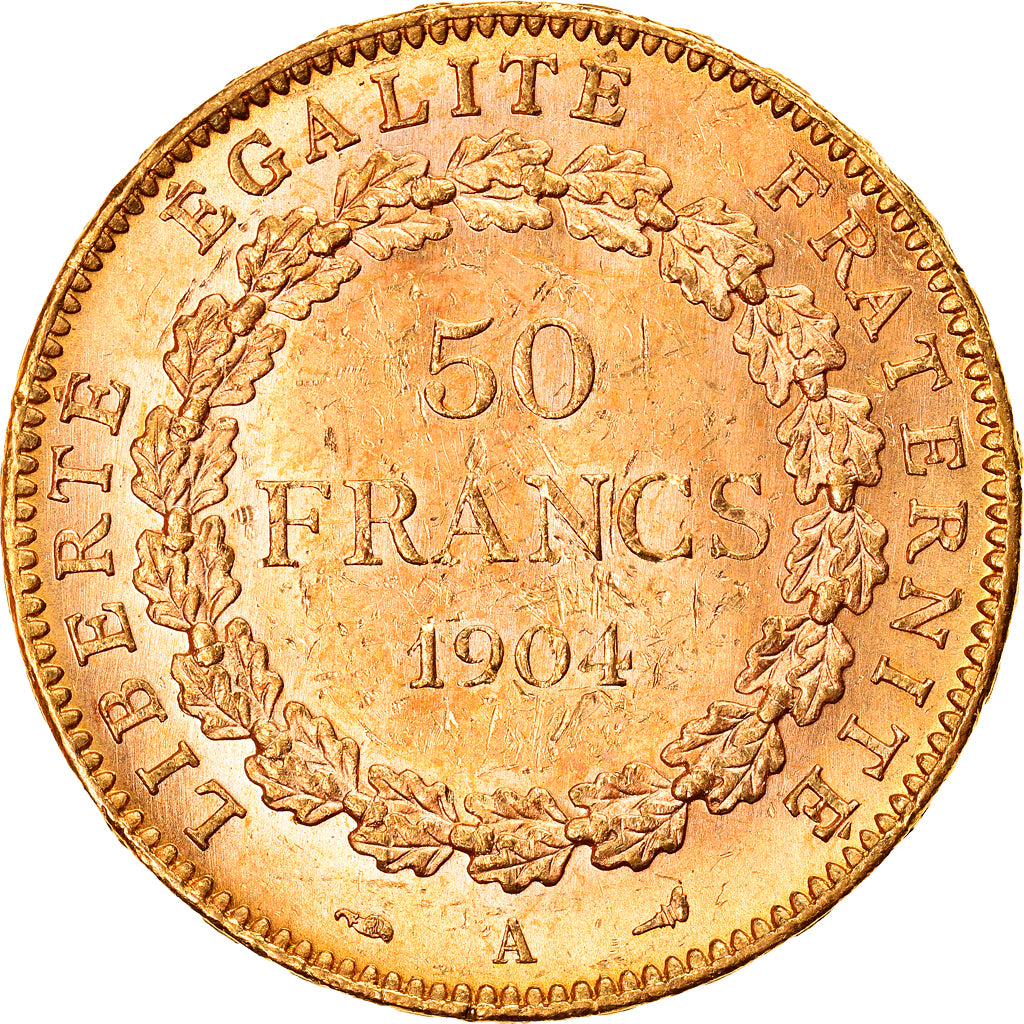 Münze, Frankreich, Génie, 50 Francs, 1904, Paris, VZ, Gold, KM:831