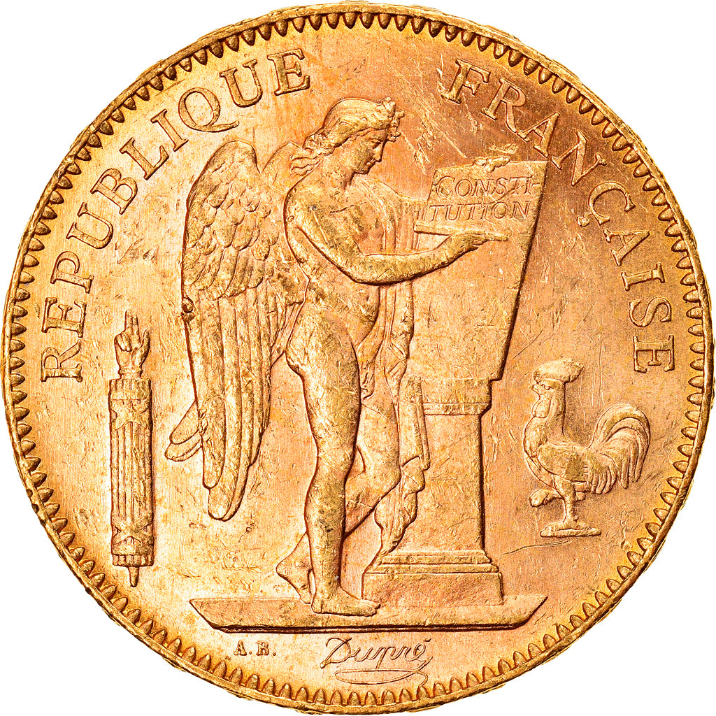 Coin, France, Génie, 50 Francs, 1904, Paris, MS(60-62), Gold, KM:831