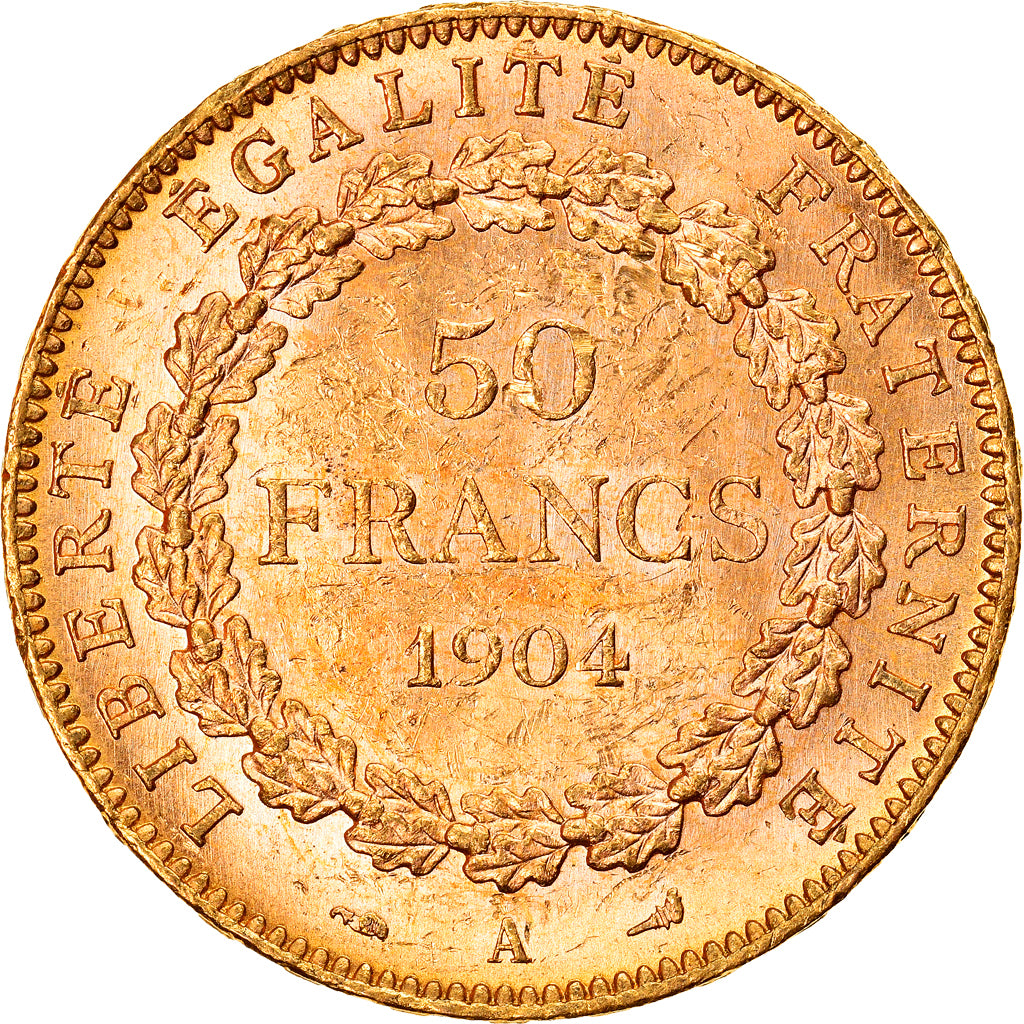 Moneta, Francia, Génie, 50 Francs, 1904, Paris, SPL, Oro, KM:831, Gadoury:1113