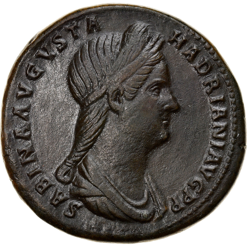 Monnaie, Sabine, Sesterce, 129, Rome, Très rare, SUP, Bronze, RIC:1025