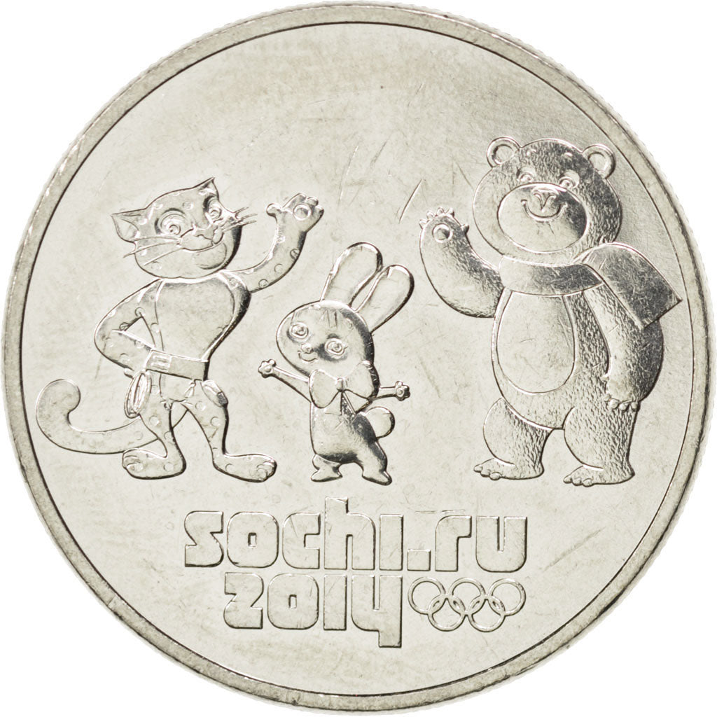 Russia, 25 Roubles, 2014, KM #New, MS(63), Cupro-nickel, 10.12