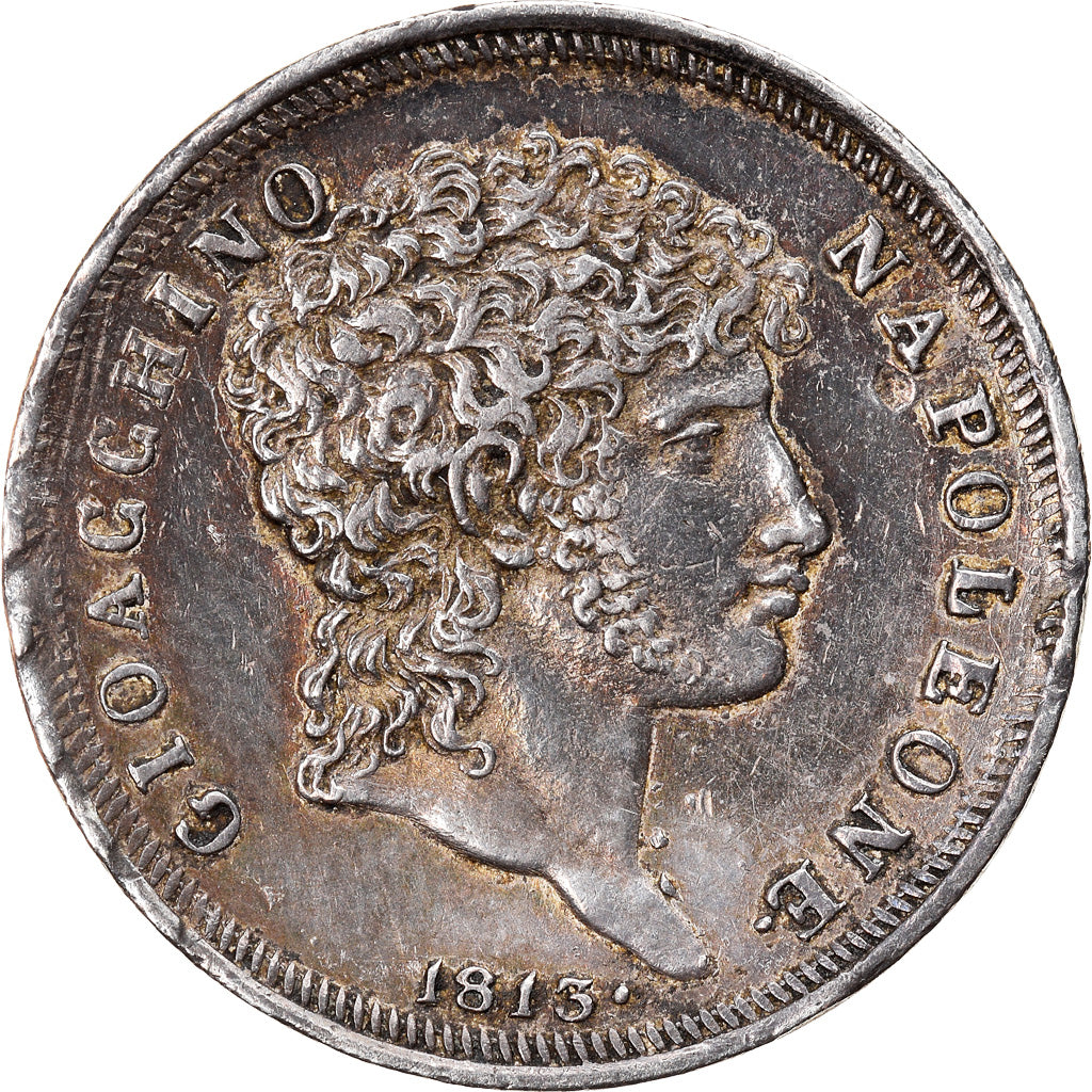 Moneda, Estados italianos, NAPLES, Joachim Murat, Lira, 1813, EBC, Plata, KM:257