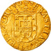 Moneta, Portugal, Sebastião, Cruzado (500 Reis), Lisbon, AU(55-58), Złoto