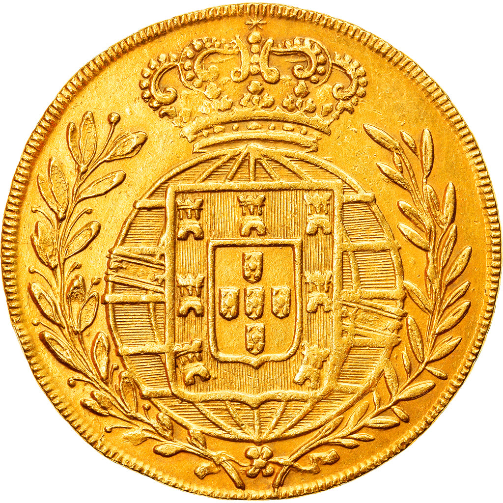 Monnaie, Brésil, 6400 Reis, 1818, Rio de Janeiro, TTB+, Or, KM:328