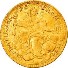 Moneta, STATI ITALIANI, PAPAL STATES, Clement XIII, Zecchino, 1766, Roma, BB