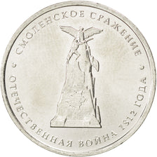Coin, Russia, 5 Roubles, 2012, MS(63), Nickel plated steel, KM:1409