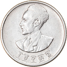 Moneda, Etiopía, Haile Selassie I, 50 Cents, Hamsa Santeem, 1943, MBC+, Plata