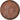 Moneta, Etiopia, Menelik II, 1/32 Birr, 1889, VF(20-25), Miedź lub Mosiądz