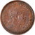 Munten, Ethiopië, Menelik II, 1/32 Birr, 1889, FR, Copper Or Brass, KM:11