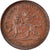 Coin, Ethiopia, Menelik II, 1/32 Birr, 1889, VF(20-25), Copper Or Brass, KM:11