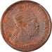 Moneta, Etiopia, Menelik II, 1/32 Birr, 1889, VF(30-35), Miedź lub Mosiądz