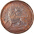 Moneta, Etiopia, Menelik II, 1/32 Birr, 1889, MB+, Rame o ottone, KM:11
