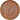 Moneta, Etiopia, Menelik II, 1/32 Birr, 1889, BB, Rame o ottone, KM:11