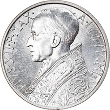 Coin, VATICAN CITY, Pius XII, 5 Lire, 1950, Roma, MS(65-70), Aluminum, KM:46