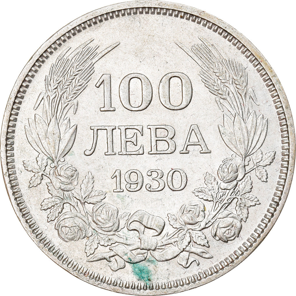 Coin, Bulgaria, 100 Leva, 1930, Budapest, Hungary, AU(55-58), Silver, KM:43