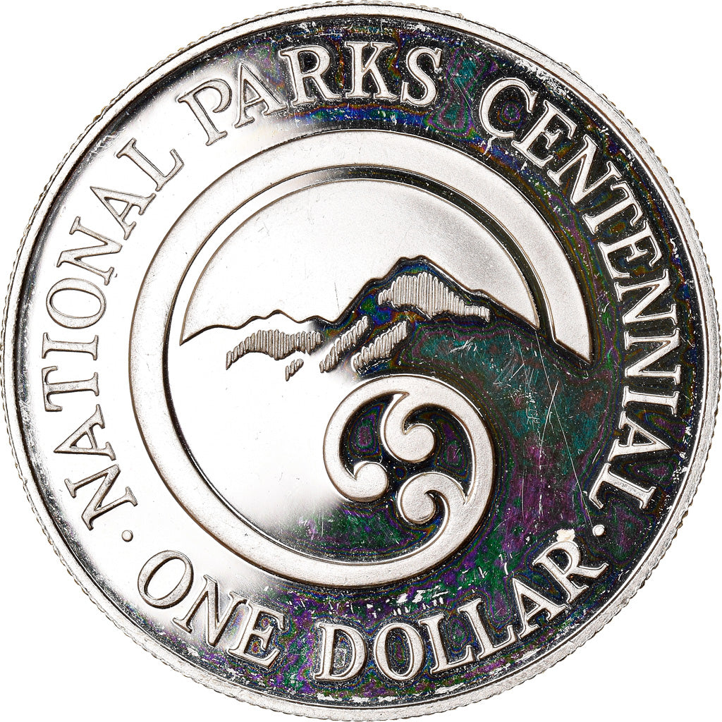 Coin, New Zealand, Elizabeth II, Dollar, 1987, MS(65-70), Silver, KM:65a