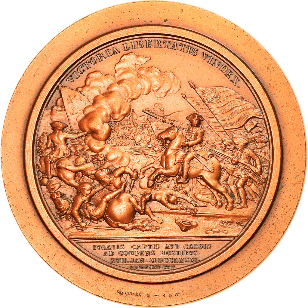 France, Medal, Louis XVI, Bataille de Cowpens, Daniel Morgan, History, 1781