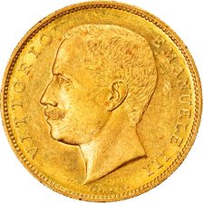 Coin, Italy, Vittorio Emanuele III, 20 Lire, 1905, Rome, Rare, MS(63), Gold