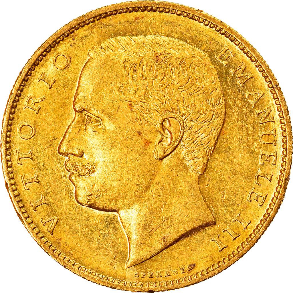 Moneta, Italia, Vittorio Emanuele III, 20 Lire, 1905, Rome, Rare, SPL, Oro