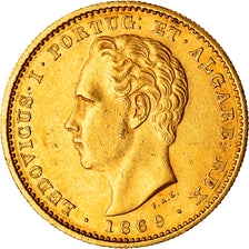Monnaie, Portugal, Luiz I, 5000 Reis, 1869, SUP, Or, KM:516