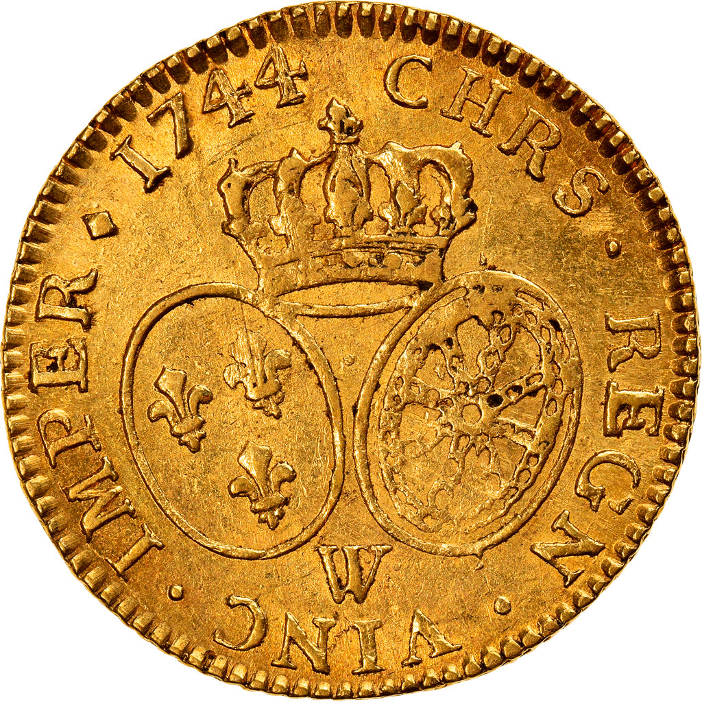 Monnaie, France, Louis XV, Louis d'or au bandeau, Louis d'Or, 1744, Lille, SUP+