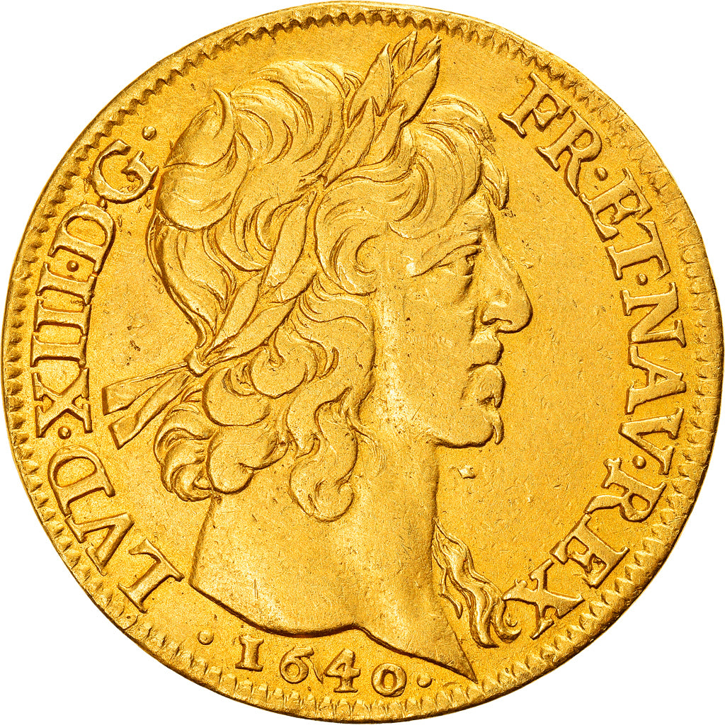 Moneta, Francja, Louis XIII, Double Louis d'or, 2 Louis D'or, 1640, Paris