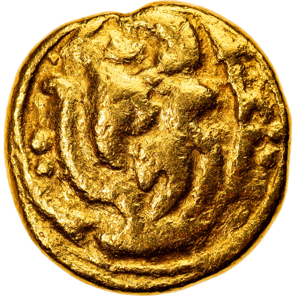 Coin, India, Pagoda, 12th-14th century, VF(30-35), Gold, Friedberg:288