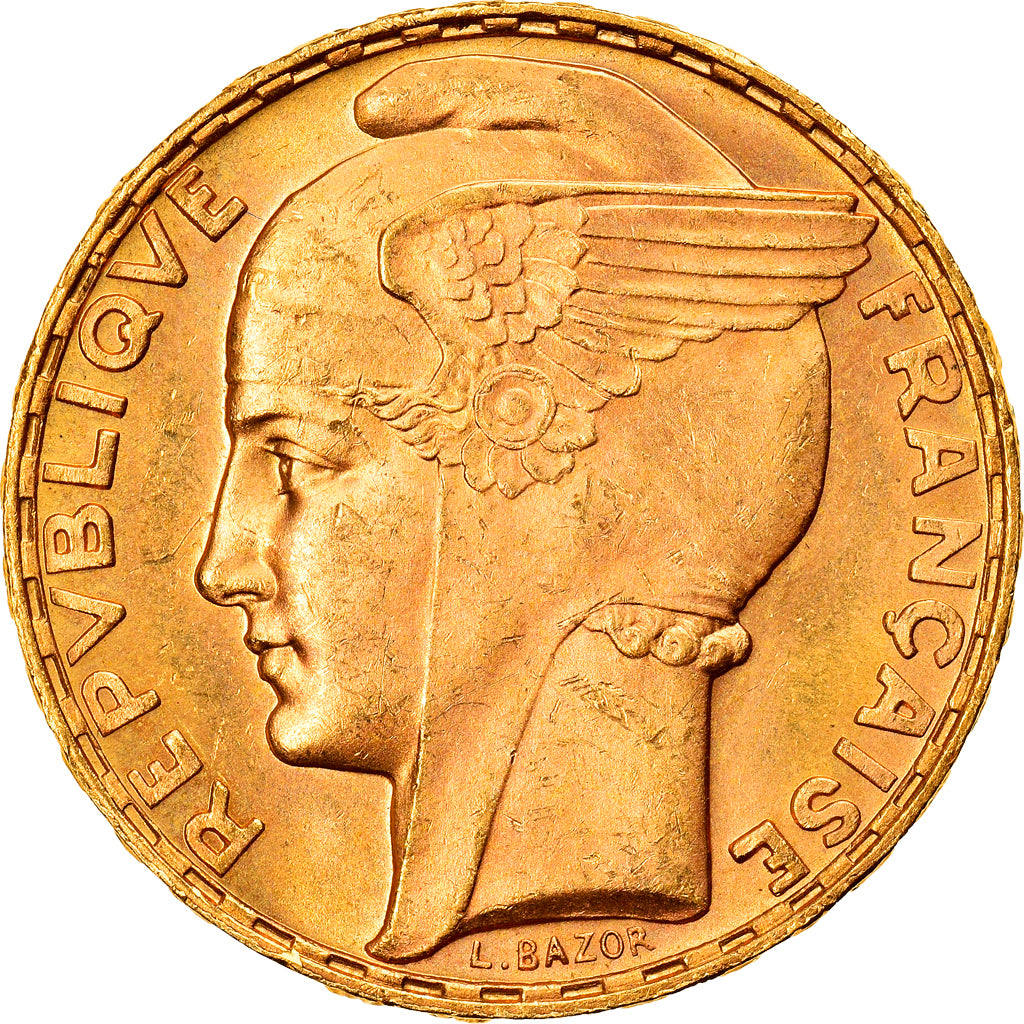 Coin, France, Bazor, 100 Francs, 1935, Paris, MS(64), Gold, KM:880, Gadoury:1148