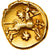 Bellovaci, Statère "à l'astre", ca. 60-40 BC, Gold, VZ, Delestrée:271