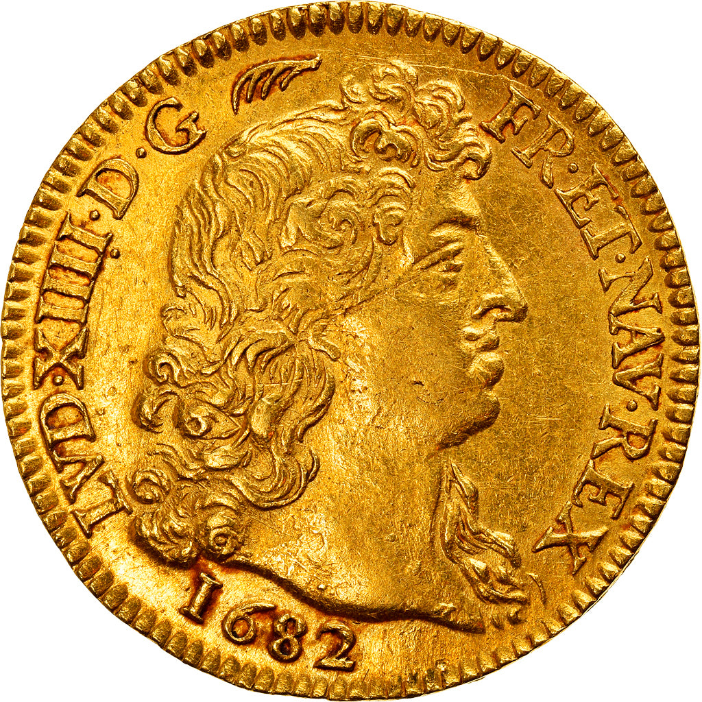 Coin, France, Louis XIV, Louis d'or à la tête virile, Louis d'Or, 1682, Paris