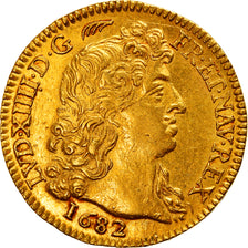 Coin, France, Louis XIV, Louis d'or à la tête virile, Louis d'Or, 1682, Paris