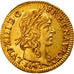 Coin, France, Louis XIII, 1/2 Louis d'or, 1642, Paris, AU(50-53), Gold