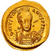 Coin, Justinian I, Solidus, 527-565 AD, Constantinople, AU(55-58), Gold