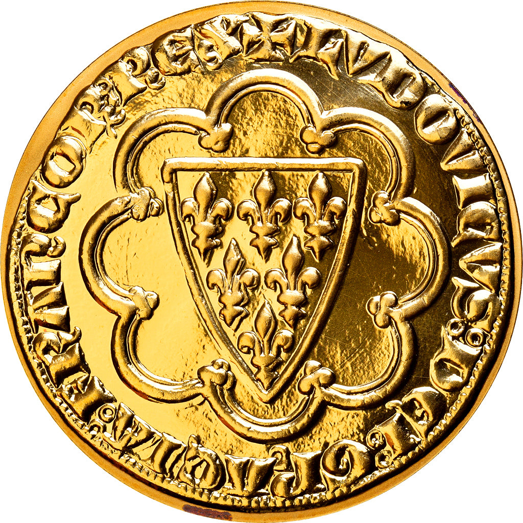 Coin, France, Écu de Saint Louis, 100 Francs, 2000, Paris, MS(65-70), Gold