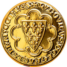 Coin, France, Écu de Saint Louis, 100 Francs, 2000, Paris, MS(65-70), Gold