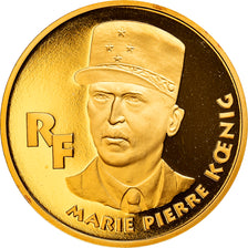 Moeda, França, Bir Hakeim, 500 Francs, 1994, Paris, MS(65-70), Dourado