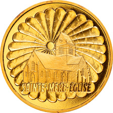 Munten, Frankrijk, Sainte-Mère-Eglise, 500 Francs, 1994, Paris, FDC, Goud